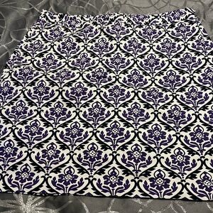 Elegant Purple and White Patterned Golf Skort
